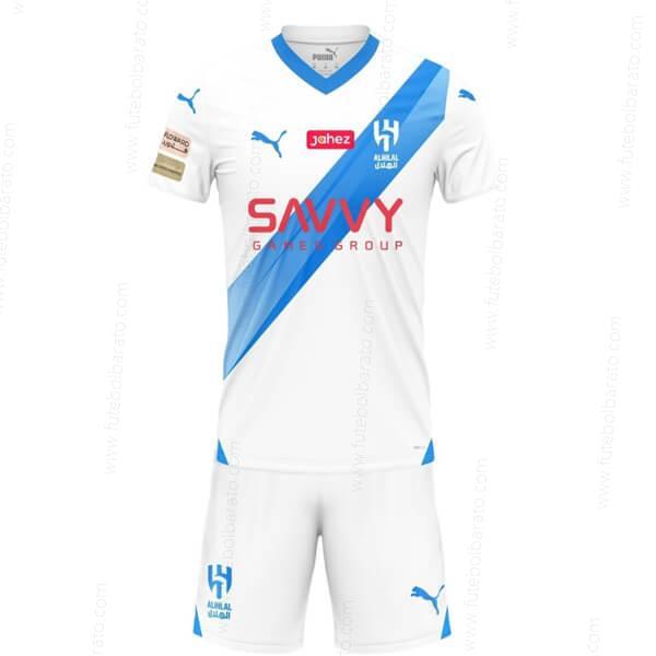 Camisa Al Hilal SFC Away Kit de futebol infantil 23/24