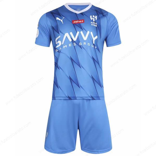 Camisa Al Hilal SFC Home Kit de futebol infantil 23/24
