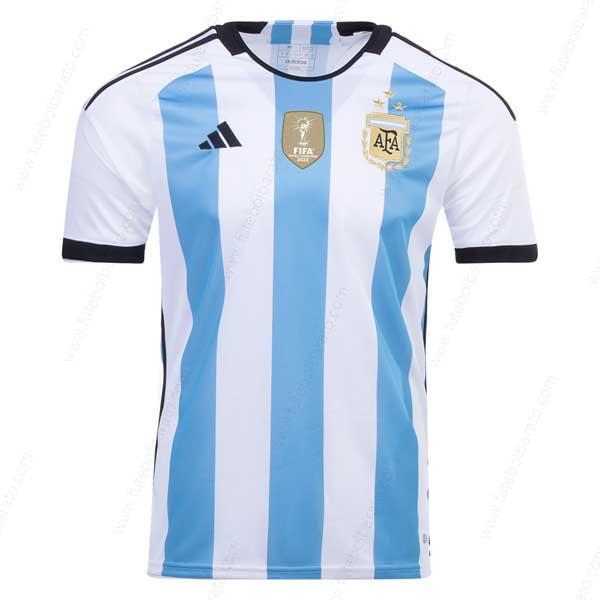 Camisa Argentina Home Versão do jogador Camisas de futebol 22/23