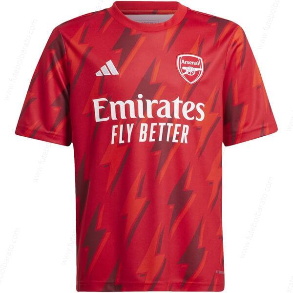Camisa Arsenal Pre Match Training Camisas de futebol – Vermelho