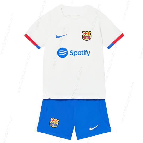 Camisa Barcelona Away Kit de futebol infantil 23/24