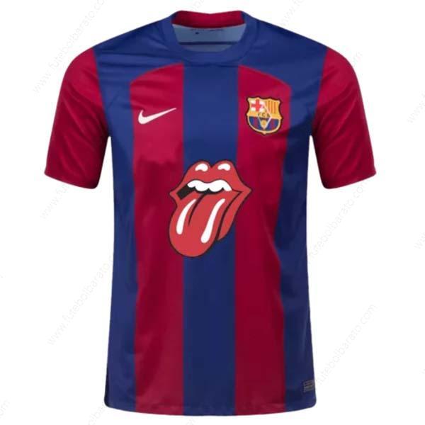 Camisa Barcelona Home Rolling Stones Camisas de futebol 23/24
