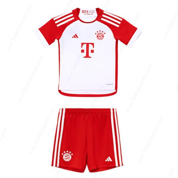 Camisa Bayern Munich Home Kit de futebol infantil 23/24