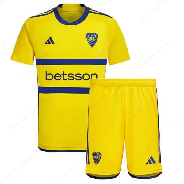 Camisa Boca Juniors Away Kit de futebol para crianças 23/24
