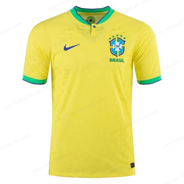 Camisa Brasil Home Versão do jogador Camisas de futebol 2022