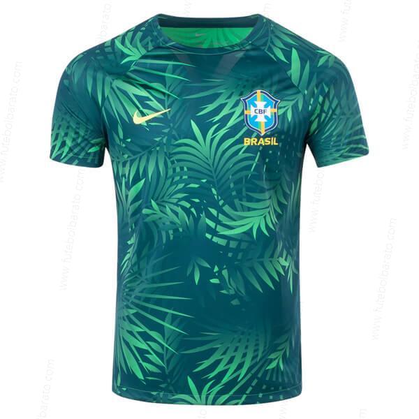 Camisa Brasil Pre Match Training Camiseta de futebol