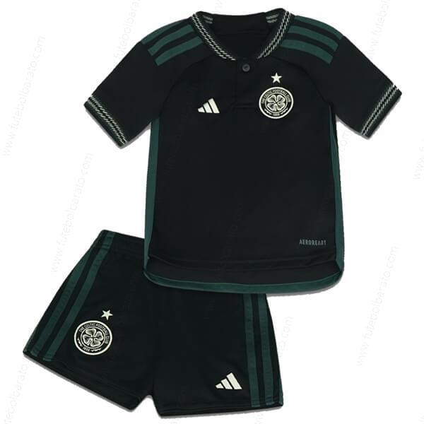 Camisa Celtic Away Kit de futebol infantil 23/24