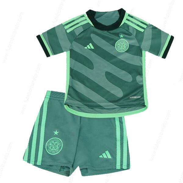 Camisa Celtic Third Kit de futebol infantil 23/24