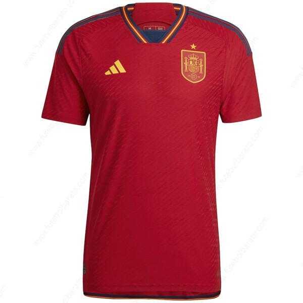 Camisa Espanha Home Versão do jogador Camisas de futebol 2022