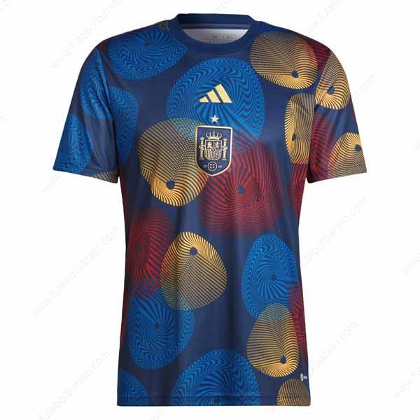 Camisa Espanha Pre Match Training Camiseta de futebol