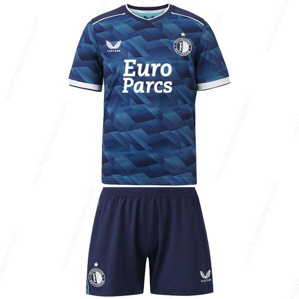 Camisa Feyenoord Away Kit de futebol infantil 23/24