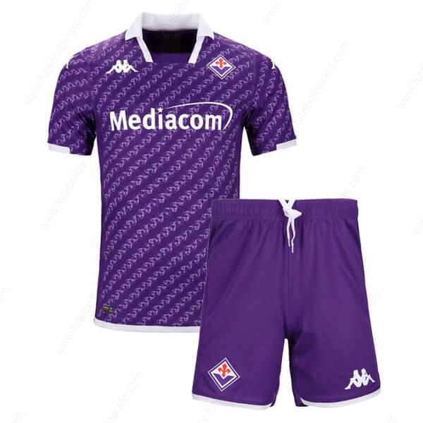 Camisa Fiorentina Home Kit de futebol infantil 23/24