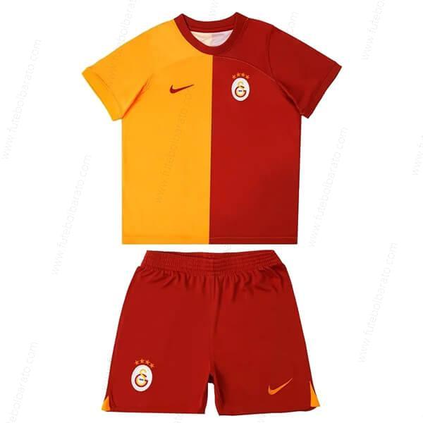 Camisa Galatasaray Home Kit de futebol infantil 23/24