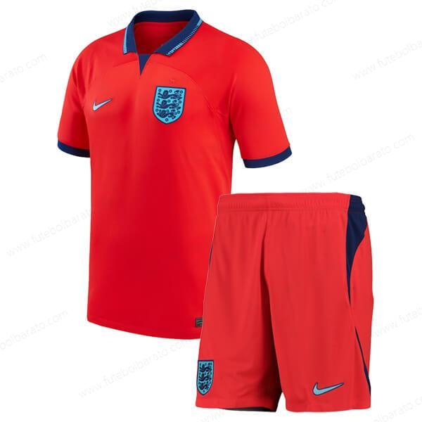 Camisa Inglaterra Away Kit de futebol infantil 2022