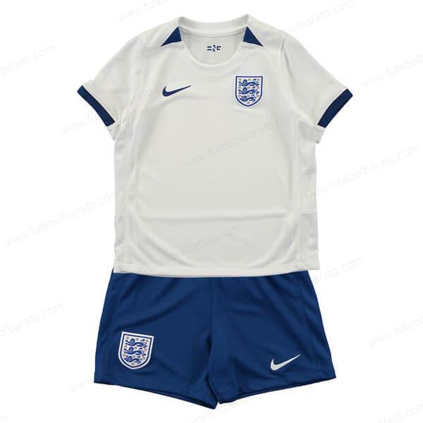 Camisa Inglaterra Feminino Home Kit de futebol infantil 2023