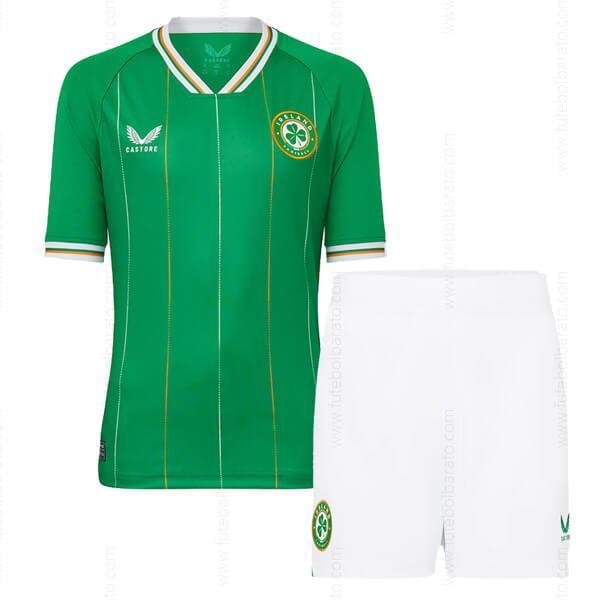 Camisa Irlanda Home Kit de futebol infantil 2023