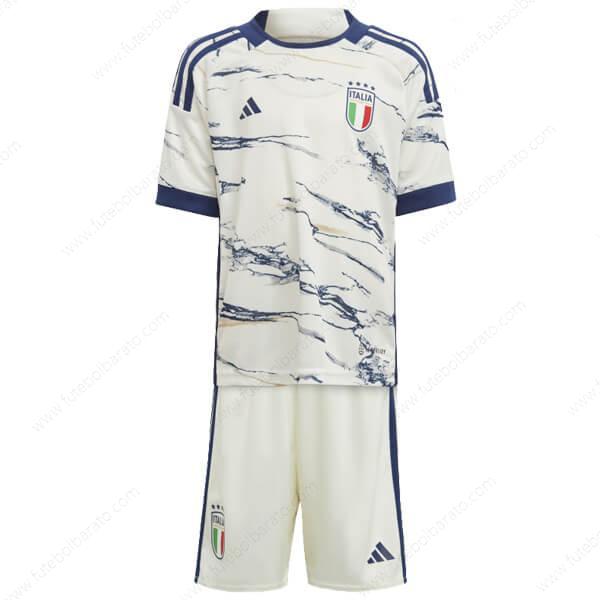 Camisa Itália Away Kit de futebol infantil 2023