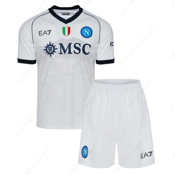 Camisa Napoli Away Kit de futebol infantil 23/24