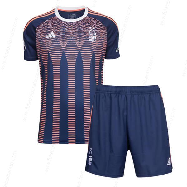 Camisa Nottingham Forest Third Kit de futebol infantil 23/24