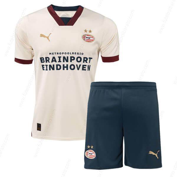 Camisa PSV Eindhoven Away Kit de futebol infantil 23/24