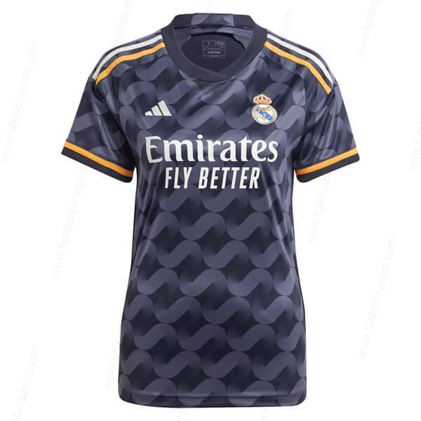 Camisa Real Madrid Away Feminino Camisas de futebol 23/24