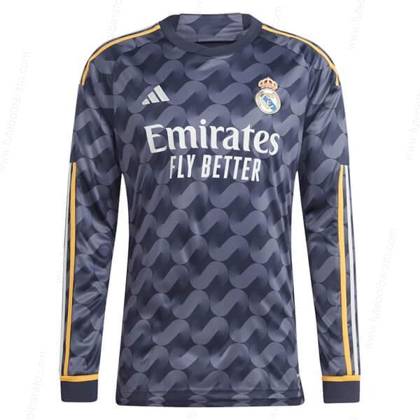 Camisa Real Madrid Away Long Sleeve Camisas de futebol 23/24
