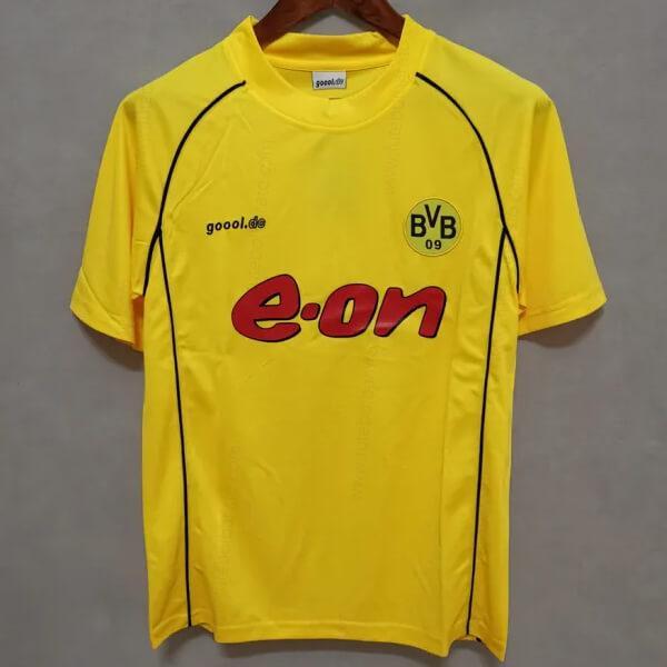 Camisa Retro BoRússia Dortmund Home Camisas de futebol 2002
