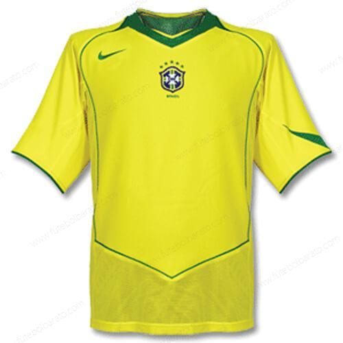 Camisa Retro Brasil Home Camisas de futebol 2004