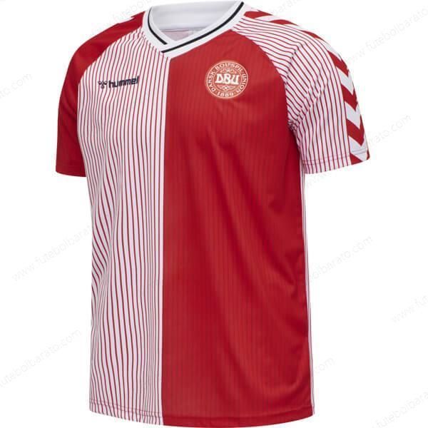 Camisa Retro Dinamarca Home Camisas de futebol 86