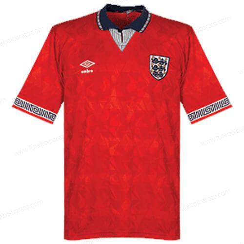 Camisa Retro Inglaterra Away Camisas de futebol 1990