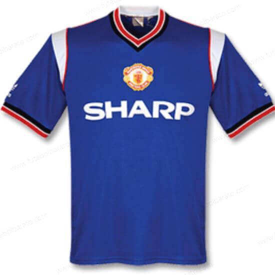 Camisa Retro Manchester United Away Camisas de futebol 85/86