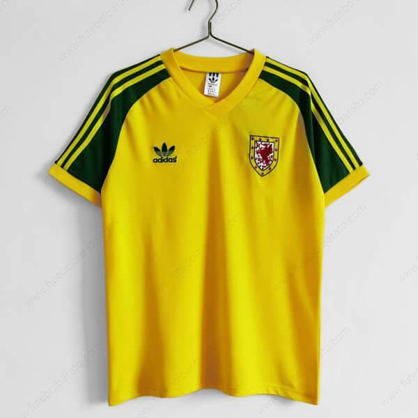 Camisa Retro País de Gales Away Camisas de futebol 82