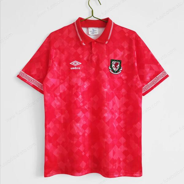 Camisa Retro País de Gales Home Camisas de futebol 92