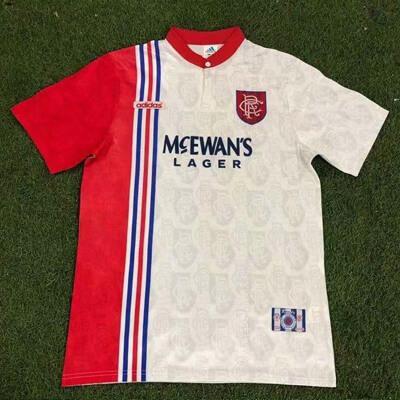 Camisa Retro Rangers Away Camisas de futebol 96/97