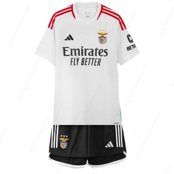 Camisa SL Benfica Third Kit de futebol infantil 23/24