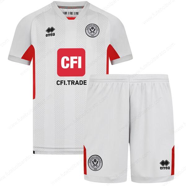 Camisa Sheffield United Third Kit de futebol infantil 23/24