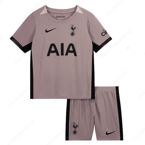 Camisa Tottenham Hotspur Third Kit de futebol infantil 23/24