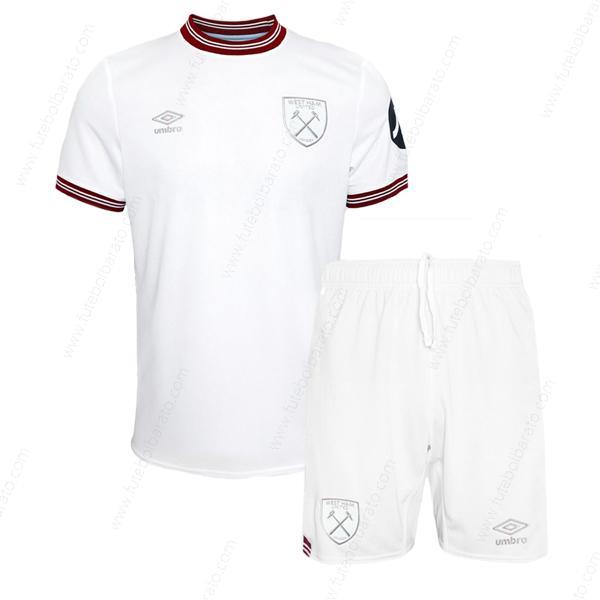 Camisa West Ham Away Kit de futebol infantil 23/24