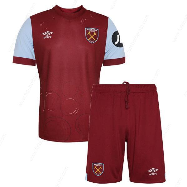 Camisa West Ham Home Kit de futebol infantil 23/24