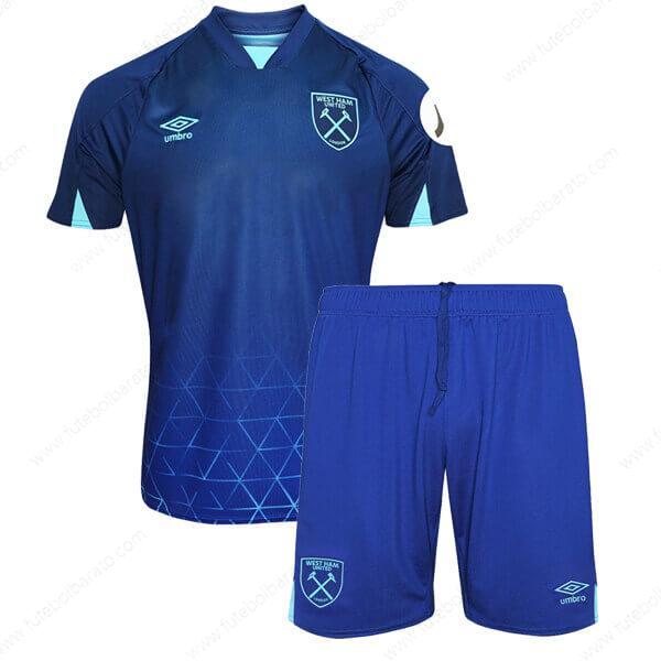 Camisa West Ham United Third Kit de futebol infantil 23/24
